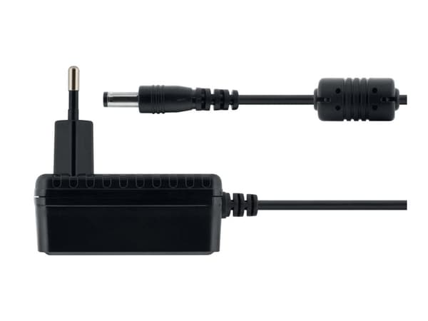 DELTACO - Strömadapter - AC 100-240 V - svart