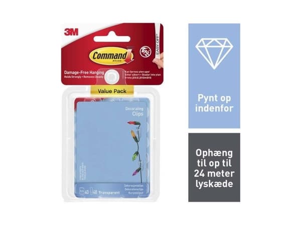 3M Command 17017CLR-AWPU, transparent