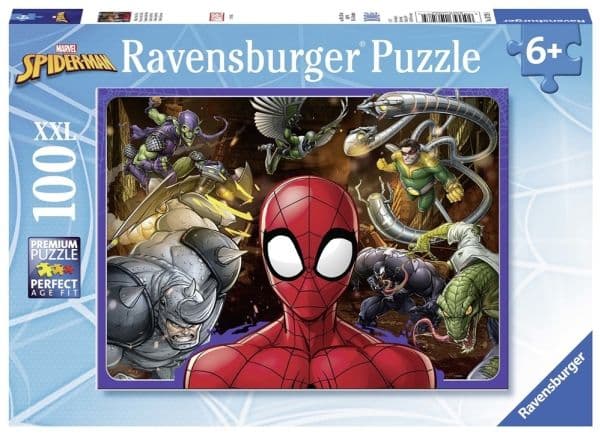 Ravensburger Spider-Man, 100 stykker, Komikk, 6 år