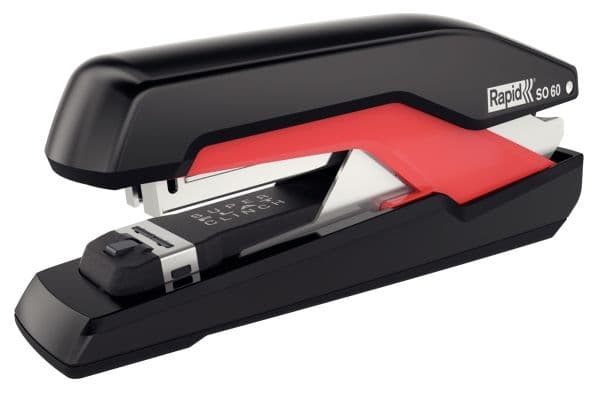 Hæftemaskine Rapid S060 Omnipress Supreme rød/sort