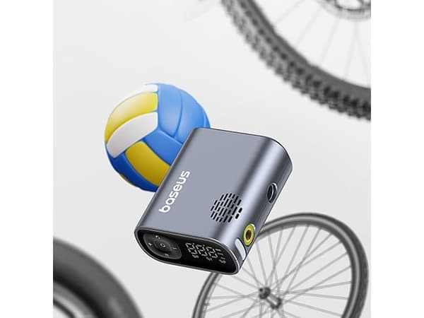 Baseus PrimeTrip Series elcykelpump med digital display - svart