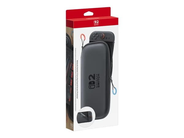 Nintendo - Eske for handheld game console - med skjermbeskytter