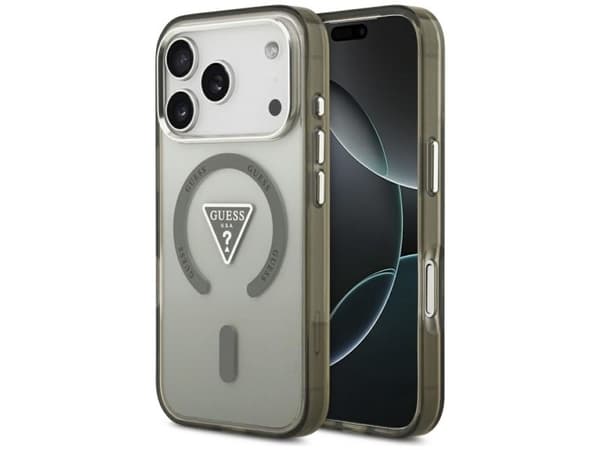 Guess IML Gradient Triangle Logo MagSafe Case for iPhone 17 Pro Max - Green