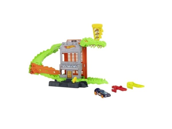 Hot Wheels City Nemesis Crocodile Pizzeria