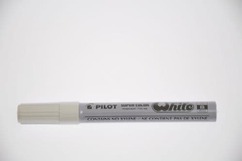 Pilot oljemarkør hvit (PISC-PBWB)