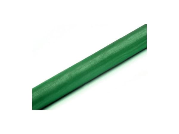 Mörkgrön organza