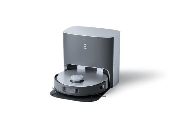 Ecovacs Deebot X1 Plus, Pölypussi, Musta, Harmaa, Pyöreä, Pölypussi, 2 renkaita, Lataus