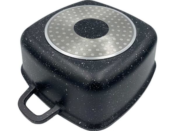 King Hoff marmorerte gryte "Kinghoff" 4,4 l svart