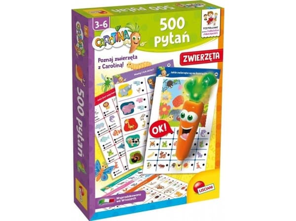 Lisciani Carotina 500 pytan dyr