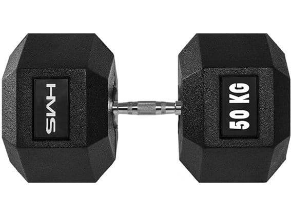 Käsipaino HMS Hex Pro - 50 kg