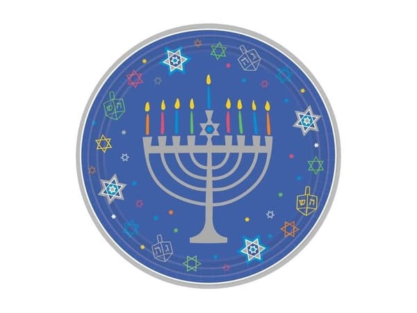 Hanukkah tallerken, 26,7cm