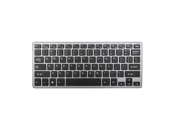 Inphic V780B Bluetooth trådlöst tangentbord (svart-silver) US