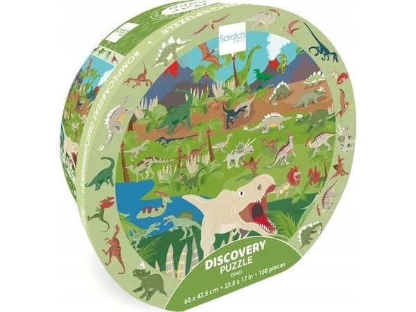 Oppdagelsespuslespill - dinosaurer