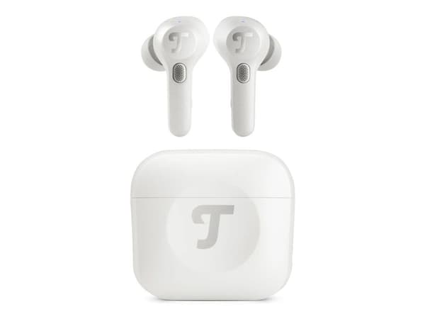 Teufel AIRY TWS PRO - True wireless-hodetelefoner - i øret - Bluetooth - sølvhvit