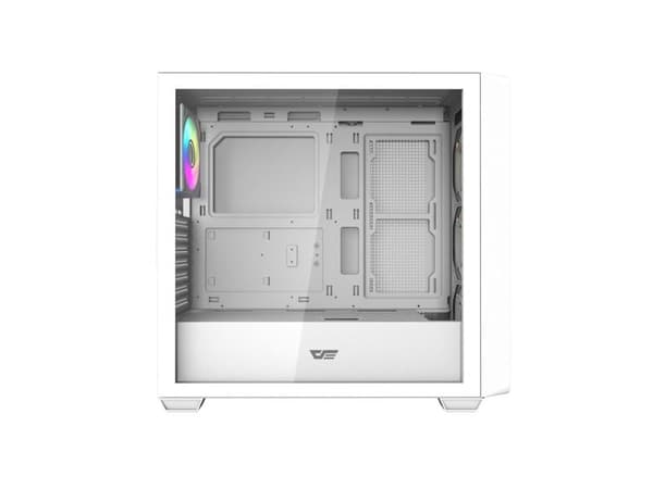 Darkflash DS900WD ATX computer case (White) + 4 fans
