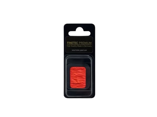 1 Pearlescent colour square, in a clamshell - "FINETEC Premium" | Brilliant Rust