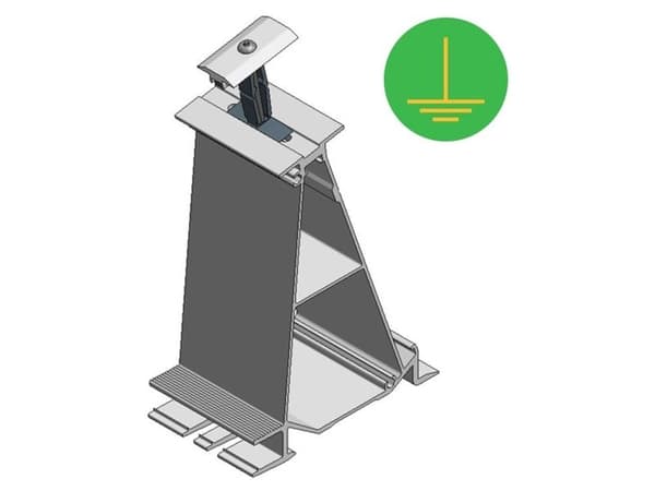 Van der Valk - Aluminium bakfot ValkPro+ L10° mellanstycke