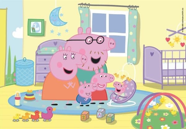 Peppa Pig -palapeli 2026, 2 x 60 palaa