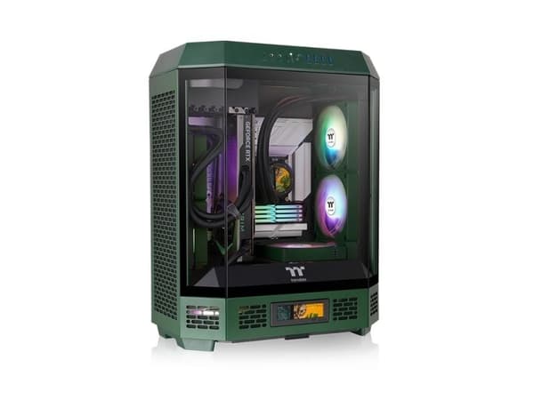 Thermaltake - - sidepanel med vindu - ingen strømforsyning (PS/2) - USB/lyd