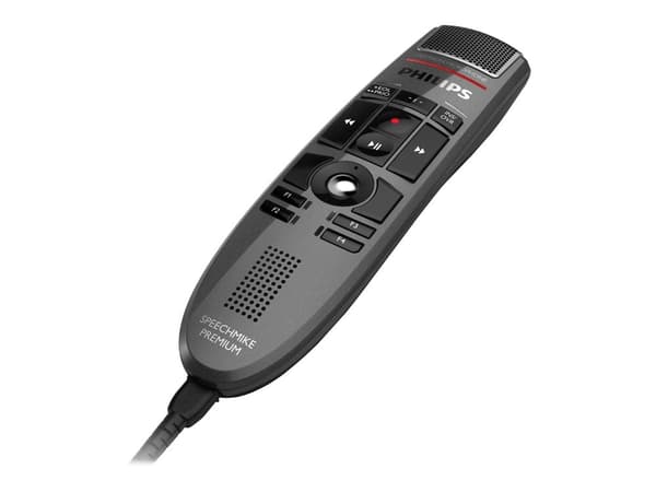 Philips SpeechMike Premium USB LFH3500 - Högtalarmikrofon - mörkgrå pärlemor