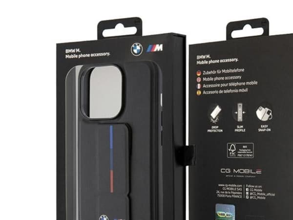 BMW Grip Hot Stamp case for iPhone 15 Pro - black