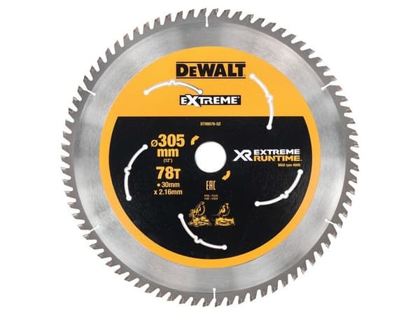 DeWALT Extreme - Cirkelsågblad - 305 mm - 78 tänder