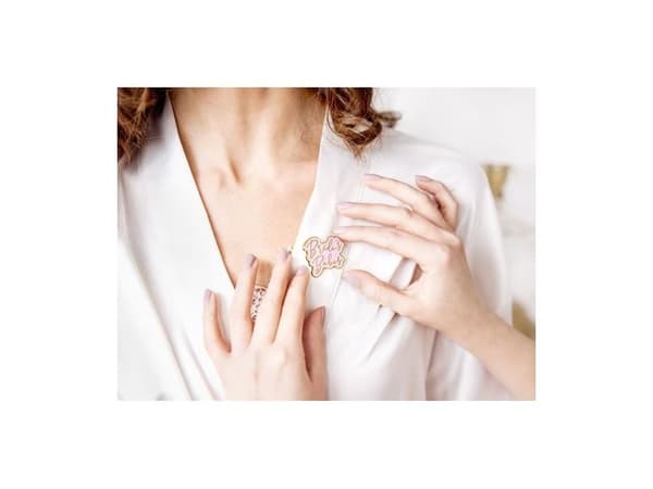 Brides babes broche, lyserød