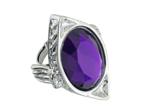 Gotisk ring med sten