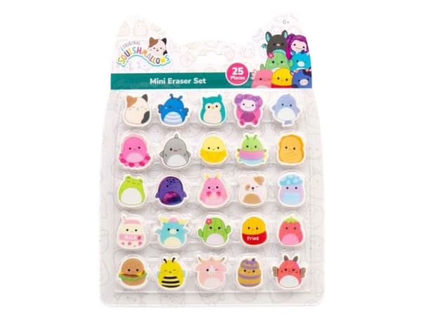 Squishmallows viskelærsett 25 stk