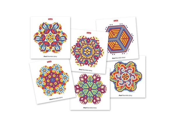 Quercetti Pixel Mandala Daisy mosaikk 1200 el. (040-2101)
