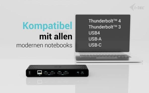 I-TEC UNIVERSAL DUAL 4K DOCK POWER DELIVERY 85W