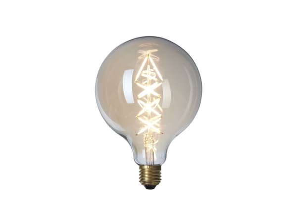 HEHKULAMPPU LED 4W GLOBE BASIC KULTAINEN LASI Ø95