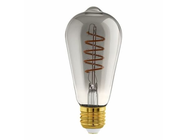 EGLO E27 LED-Z ST64 SPIRAL 4W 150LM 2000K SMOKE