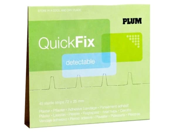 Liimalaastarit, QuickFix, 7.2x2.5cm, sininen, 45 laastaria per laastari