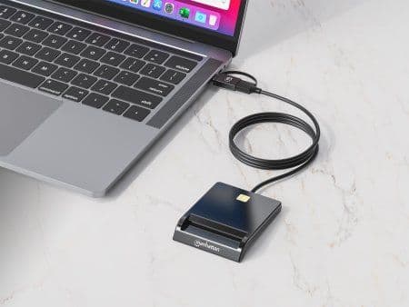 Manhattan 102759, USB A-tyyppi, Musta, 56 g