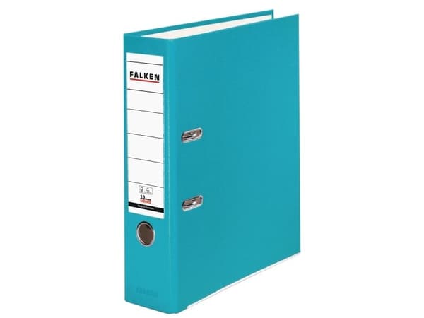 Brevordner falken pp 8cm turkis
