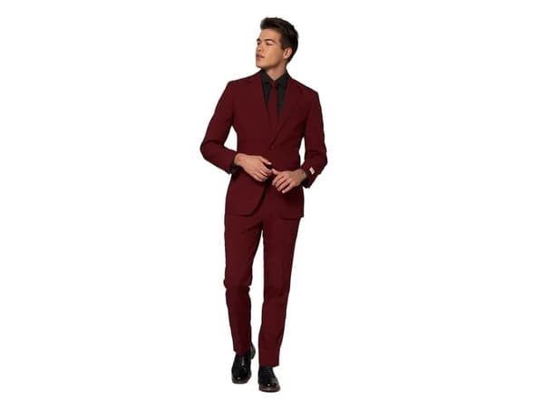Vinrødt jakkesæt OppoSuits
