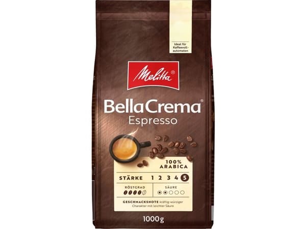 Melitta BellaCrema Espresso Kaffebönor - 1000 g.