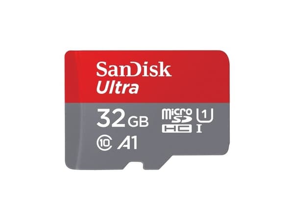 SanDisk Ultra - Flashminnekort (microSDHC til SD-adapter inkludert) - 32 GB - Class 10 - microSDHC UHS-I