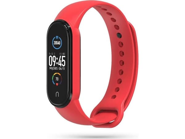 Tech-Protect Iconband rem til Mi Band 5 rød