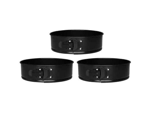 Springformar med löstagbar botten 3-pack
