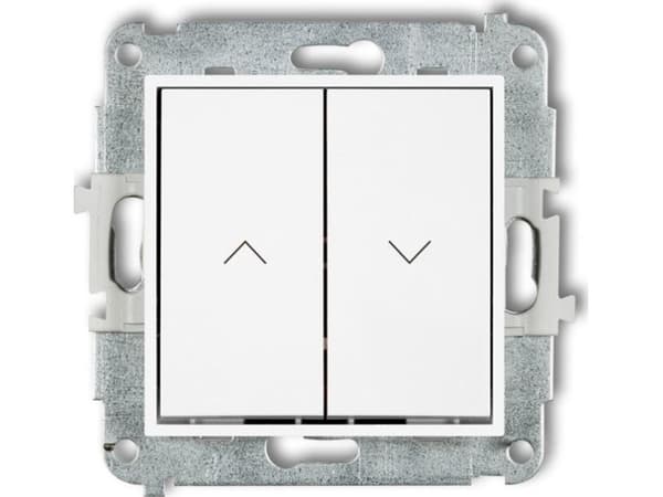 Karlik mini persienntryckknapp vit (MWP-8)