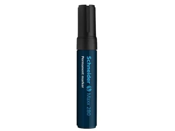 Schneider Maxx 280 - Markør - permanent - svart - 4-12 mm - bred