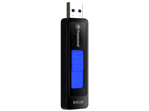 Transcend JetFlash 760 - USB flash-enhet - 64 GB - USB 3.0 - svart