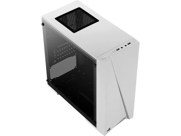 Aerocool Cylon Mini, Mini Tower, PC, Vit, micro ATX, Mini-ITX, Stål, Blå, Grön, Röd