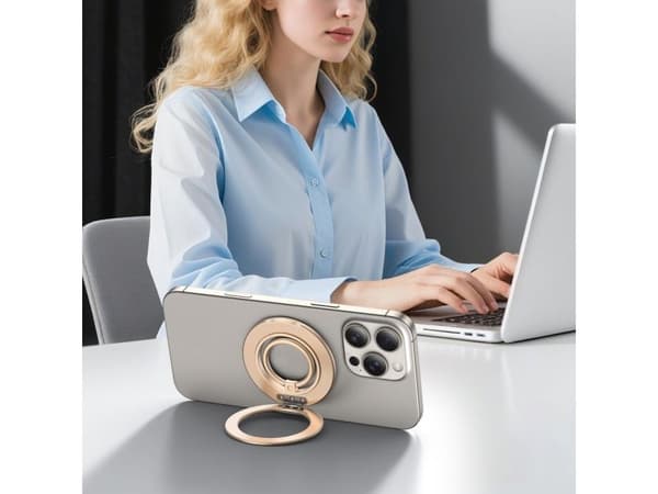 Tech-Protect MMR600 Magsafe ringholder til mobil - gull