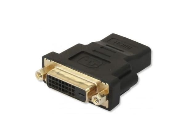 Techly DVI-D - HDMI F/F, DVI-D, HDMI, Sort