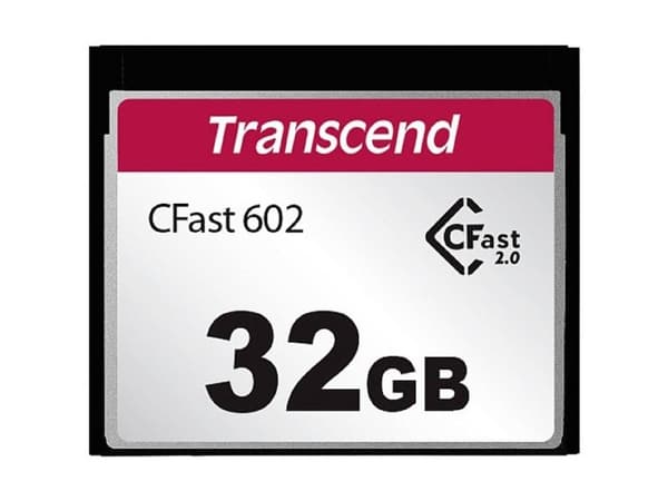 Transcend CFast 2.0 CFX602 - Flashminnekort - 32 GB - CFast 2.0