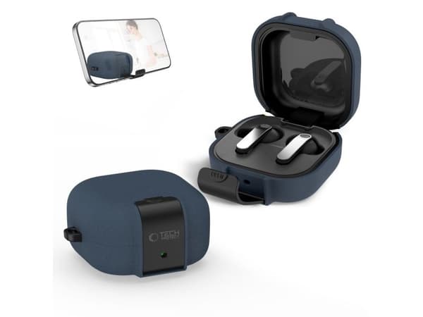 4-pak TECH-PROTECT SLIM HOOK til Samsung Galaxy Buds 4 / 4 Pro fluffy blue