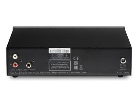 Pro-ject CD Box E - Minimalistiske CD-grotuer, juoda
